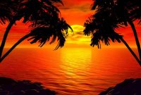Tropical Island Sunset Wallpaper (58+ images)