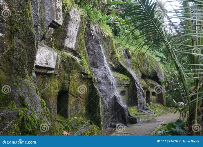 Majestic Balinese Naga: Intricate Stone Dragon Sculpture in a Tranquil ...
