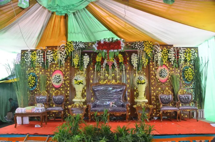 Premium AI Image | Indonesian wedding decoration from another customs ...